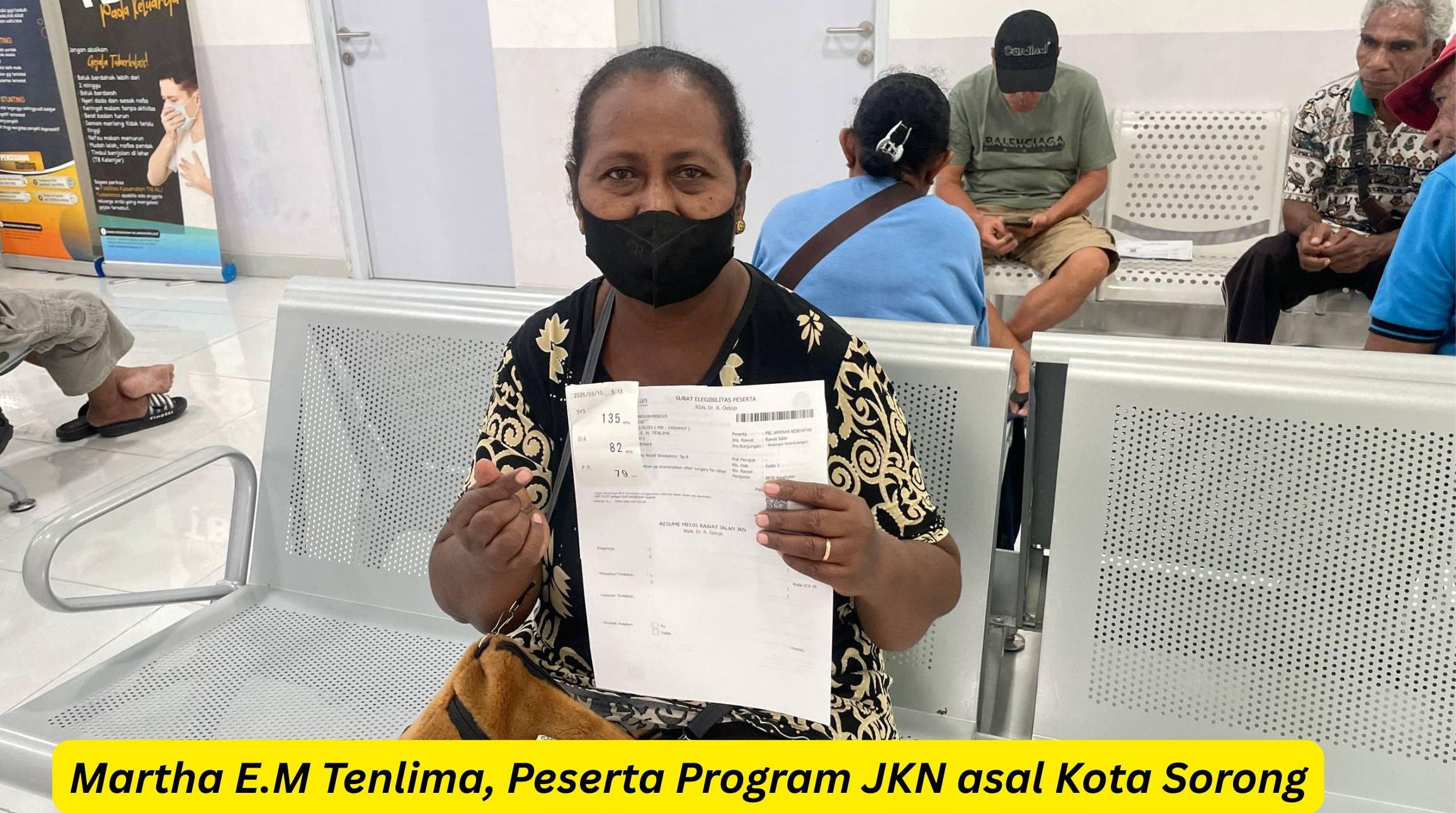 Warga Sorong  Ungkapkan Rasa Syukur  Atas  Manfaat JKN; Berharap Program Ini Terus Berlanjut