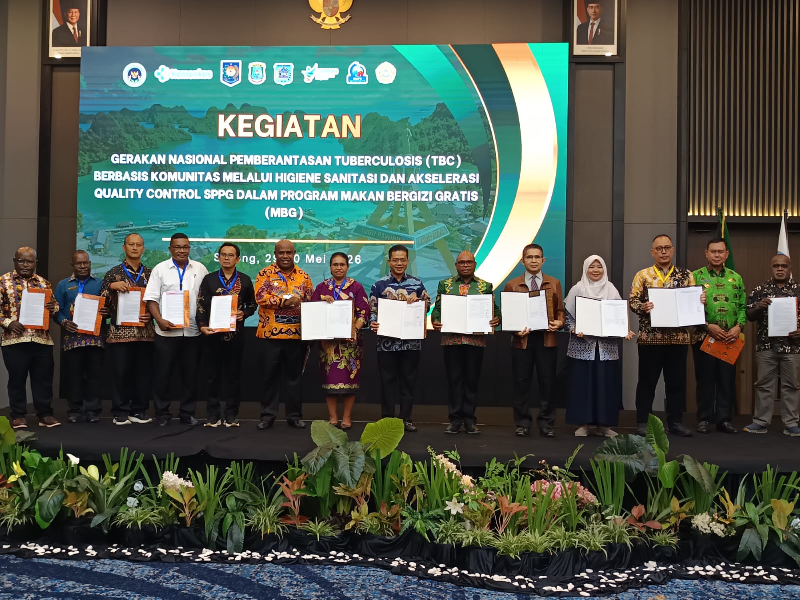 Kepala Daerah Se-Tanah Papua Deklarasi Percepatan Eliminasi TBC di Sorong, Dorong Sanitasi dan Keamanan Pangan