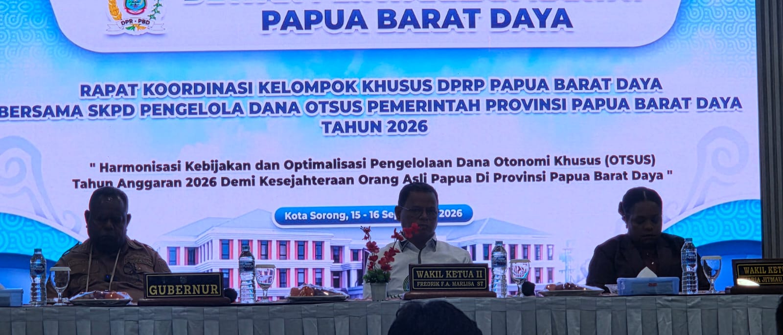 Rakor DPRP Bersama OPD Pemprov:  Dana Otsus Bukan Sekadar Anggaran, Tapi Amanah Konstitusional
