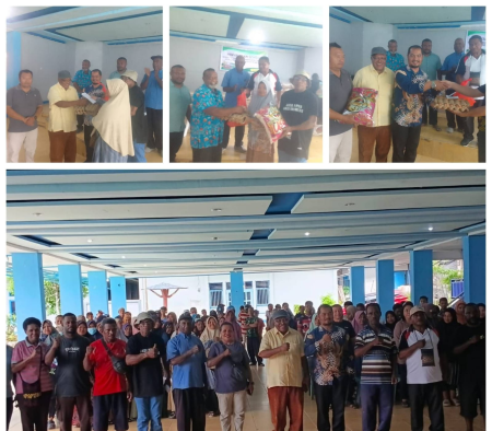 YPESMS Sorong Salurkan Bantuan Sembako Gubernur kepada Warga Muslim di Klakublik dan Klaligi